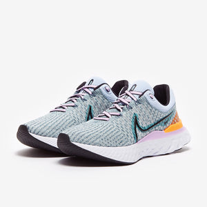 Nike Womens React Infinity Run Flyknit 3 - Ocean Cube/Black-Worn Blue