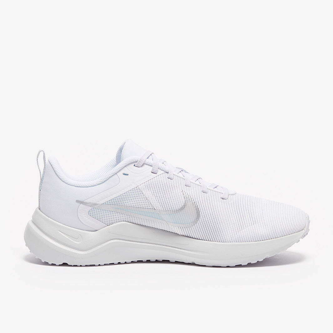 Nike Womens Downshifter 12 - White/Metallic Silver