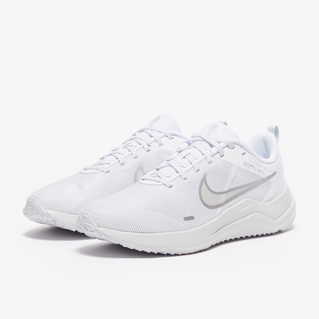Nike Womens Downshifter 12 - White/Metallic Silver