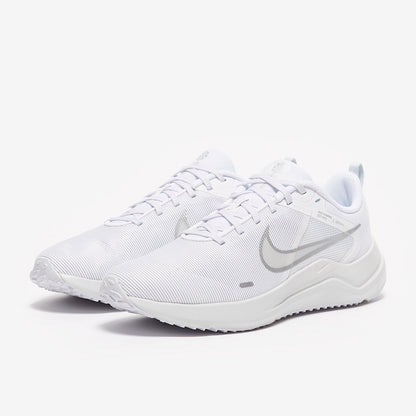 Nike Womens Downshifter 12 - White/Metallic Silver