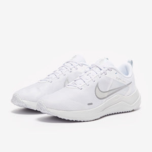 Nike Womens Downshifter 12 - White/Metallic Silver