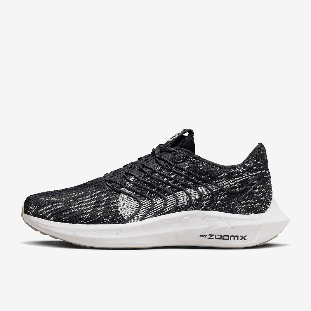 Nike Womens Pegasus Turbo Flyknit Next Nature - Black/Sail-Off Noir