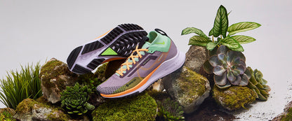 Nike Womens React Pegasus Trail 4 GORE-TEX - Purple Smoke/Peach Cream