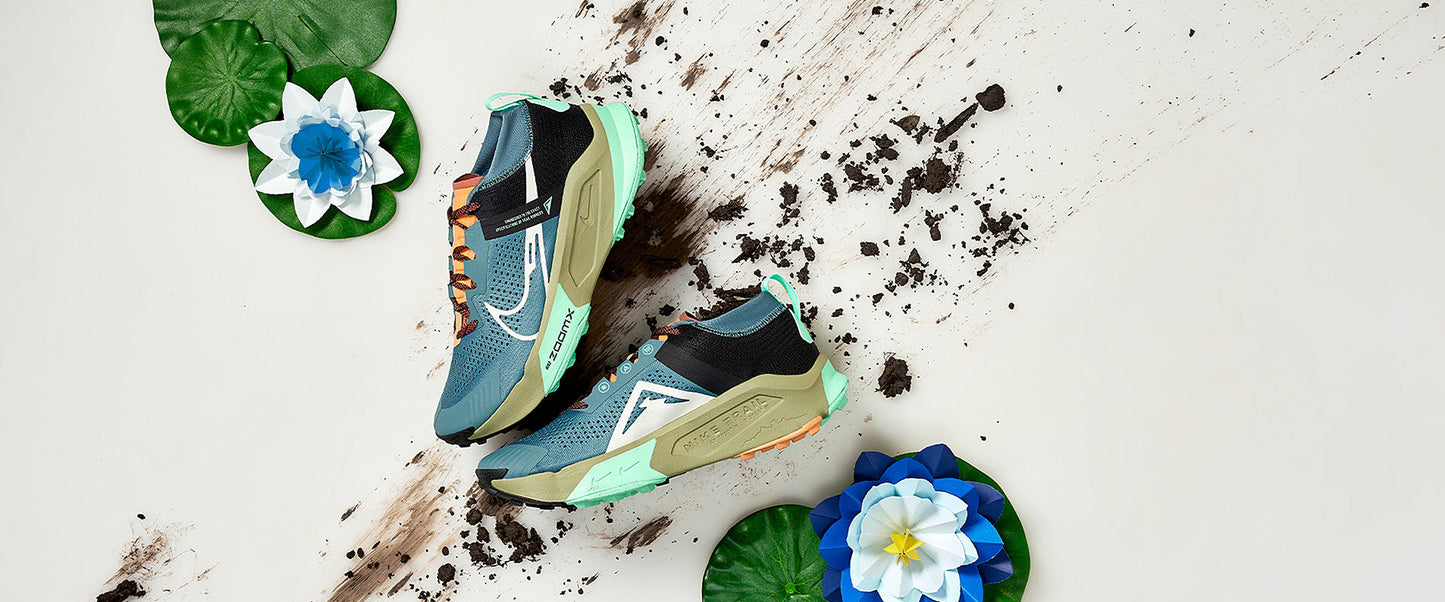 Nike Womens ZoomX Zegama Trail - Mineral Slate/Light Bone