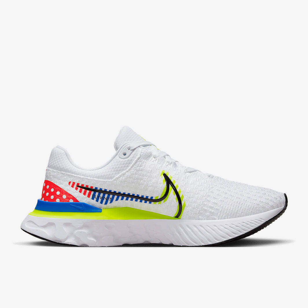 Nike React Infinity Run Flyknit 3 Premium - White/Black-Racer Blue