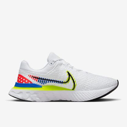 Nike React Infinity Run Flyknit 3 Premium - White/Black-Racer Blue