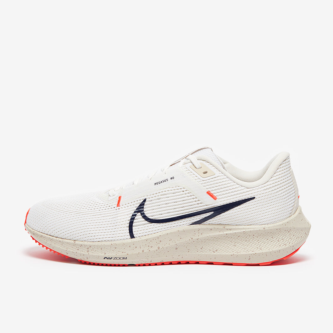 Nike Air Zoom Pegasus 40 - White/Obsidian-Lt Orewood Brn