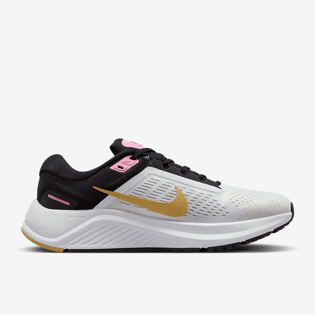 Nike Womens Structure 24 - White/Wheat Gold-Black