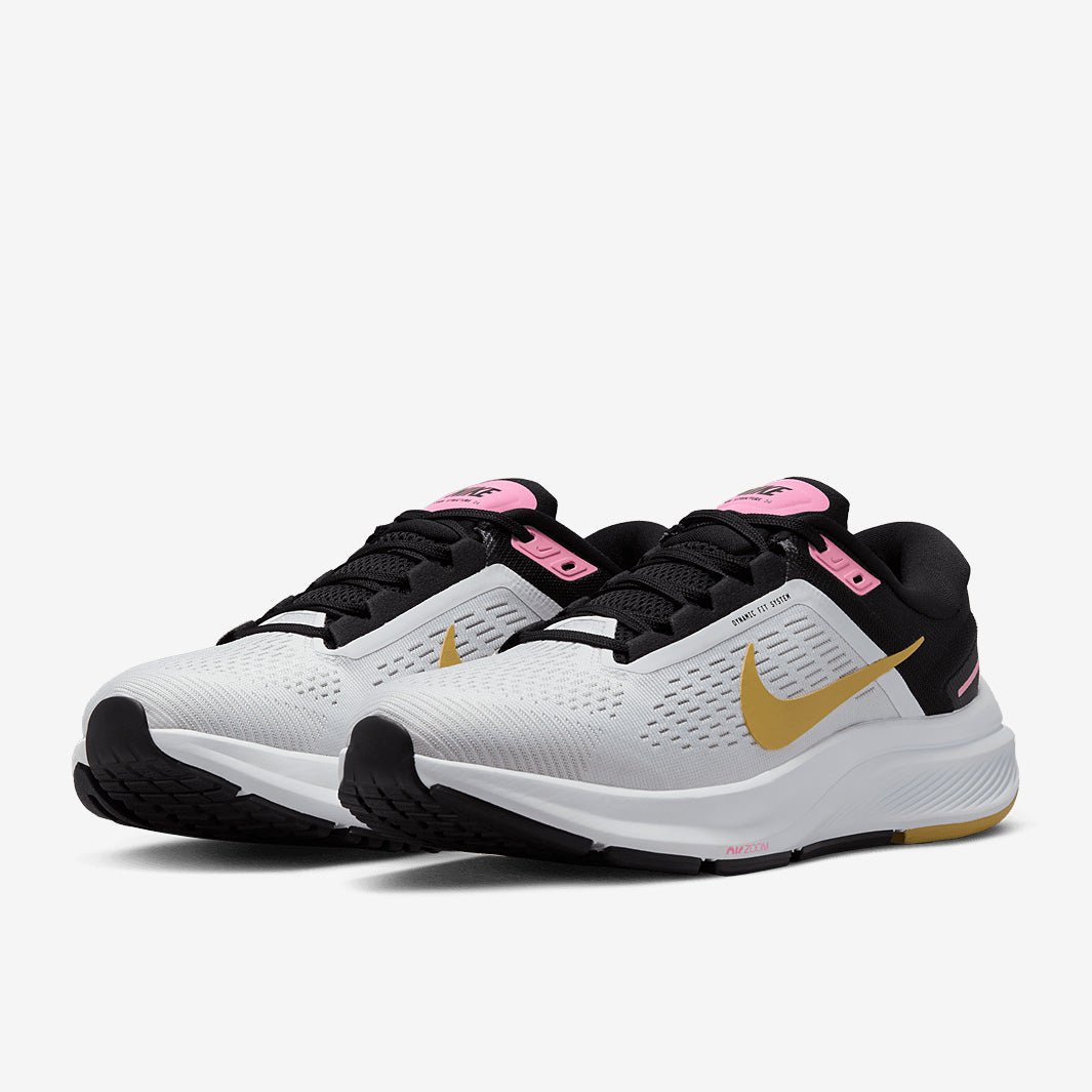 Nike Womens Structure 24 - White/Wheat Gold-Black