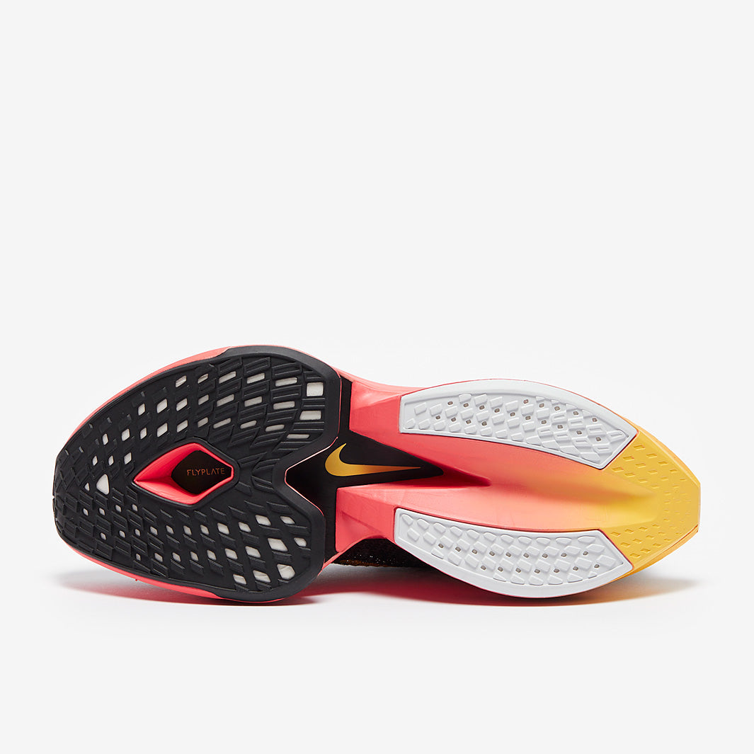 Nike Womens Alphafly Next Percent 2 - Black/Topaz Gold Sea Coral - Black/Topaz/Gold-Sea/Coral