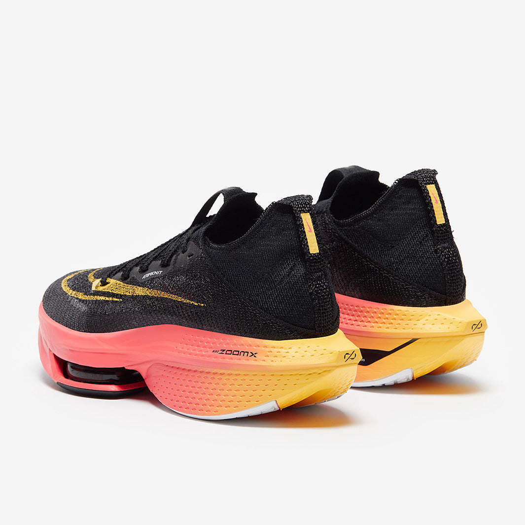 Nike Womens Alphafly Next Percent 2 - Black/Topaz Gold Sea Coral - Black/Topaz/Gold-Sea/Coral