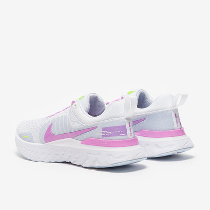 Nike Womens Infinity Run FK 3 - White/Rush Fuchsia-Blue Tint