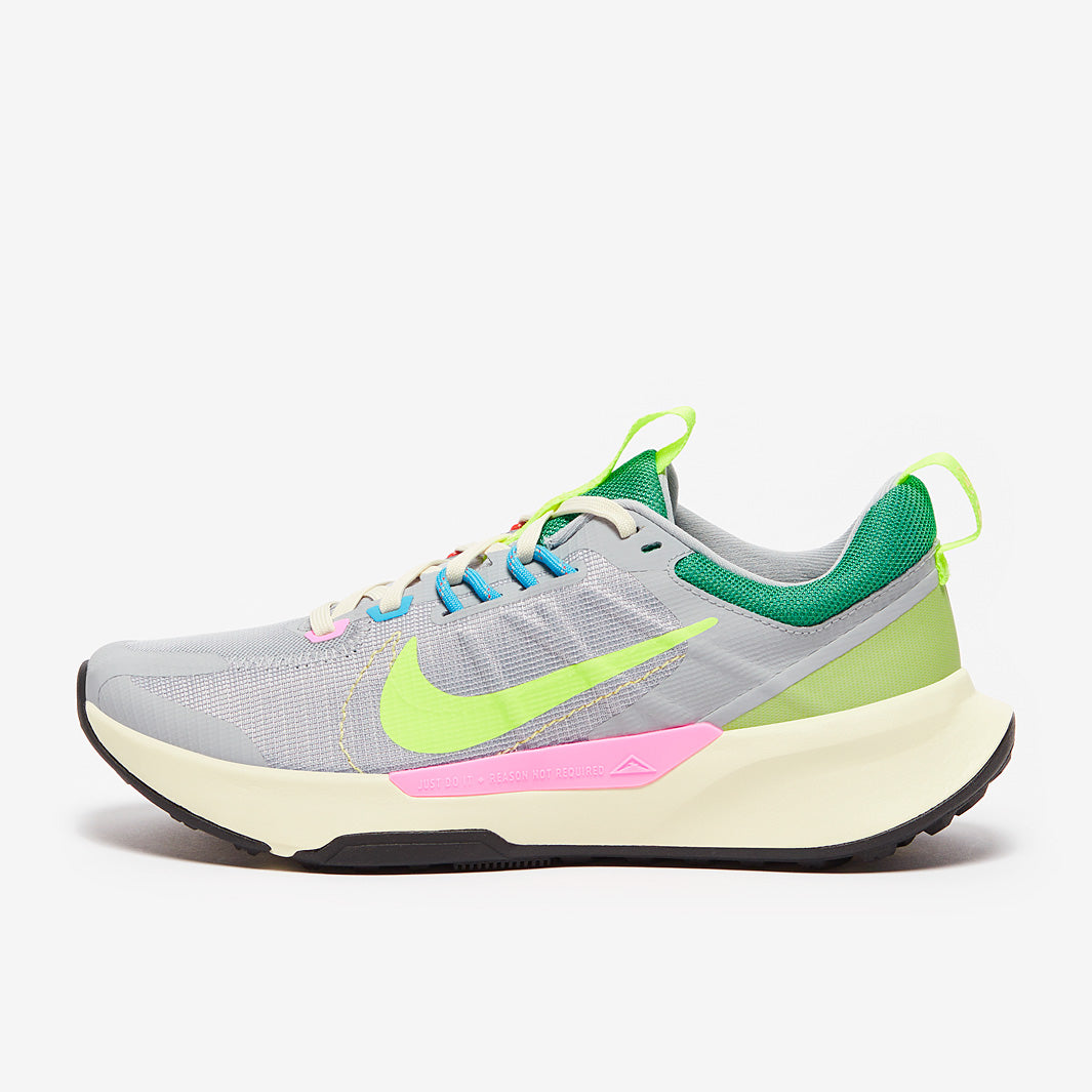 Nike Womens Juniper Trail 2 Next Nature - Wolf Grey/Volt-Team Gold
