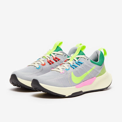 Nike Womens Juniper Trail 2 Next Nature - Wolf Grey/Volt-Team Gold