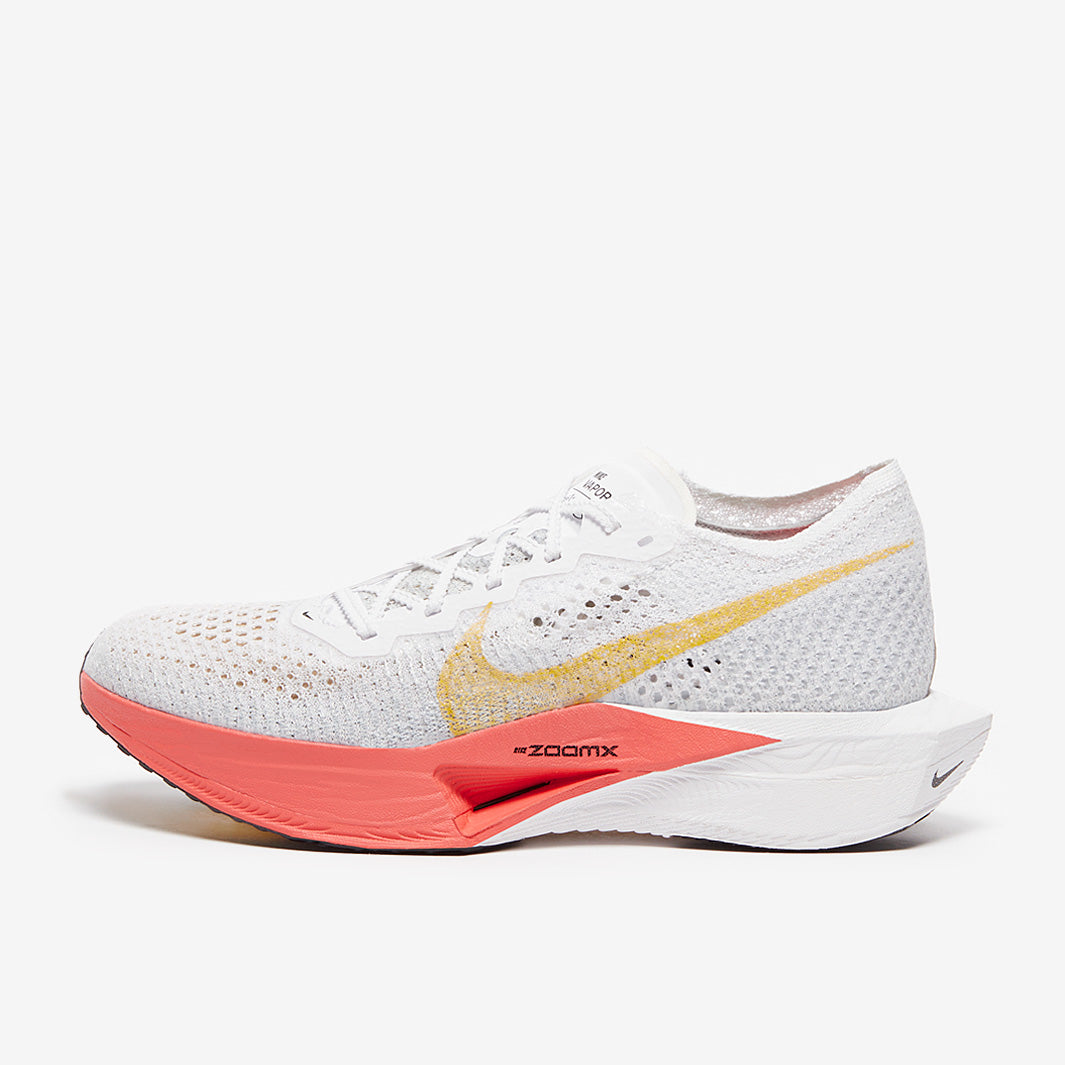 Nike Womens Vaporfly 3 - White/Topaz Gold-Sea Coral