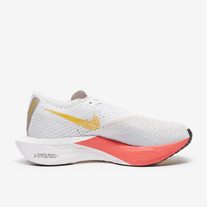 Nike Womens Vaporfly 3 - White/Topaz Gold-Sea Coral