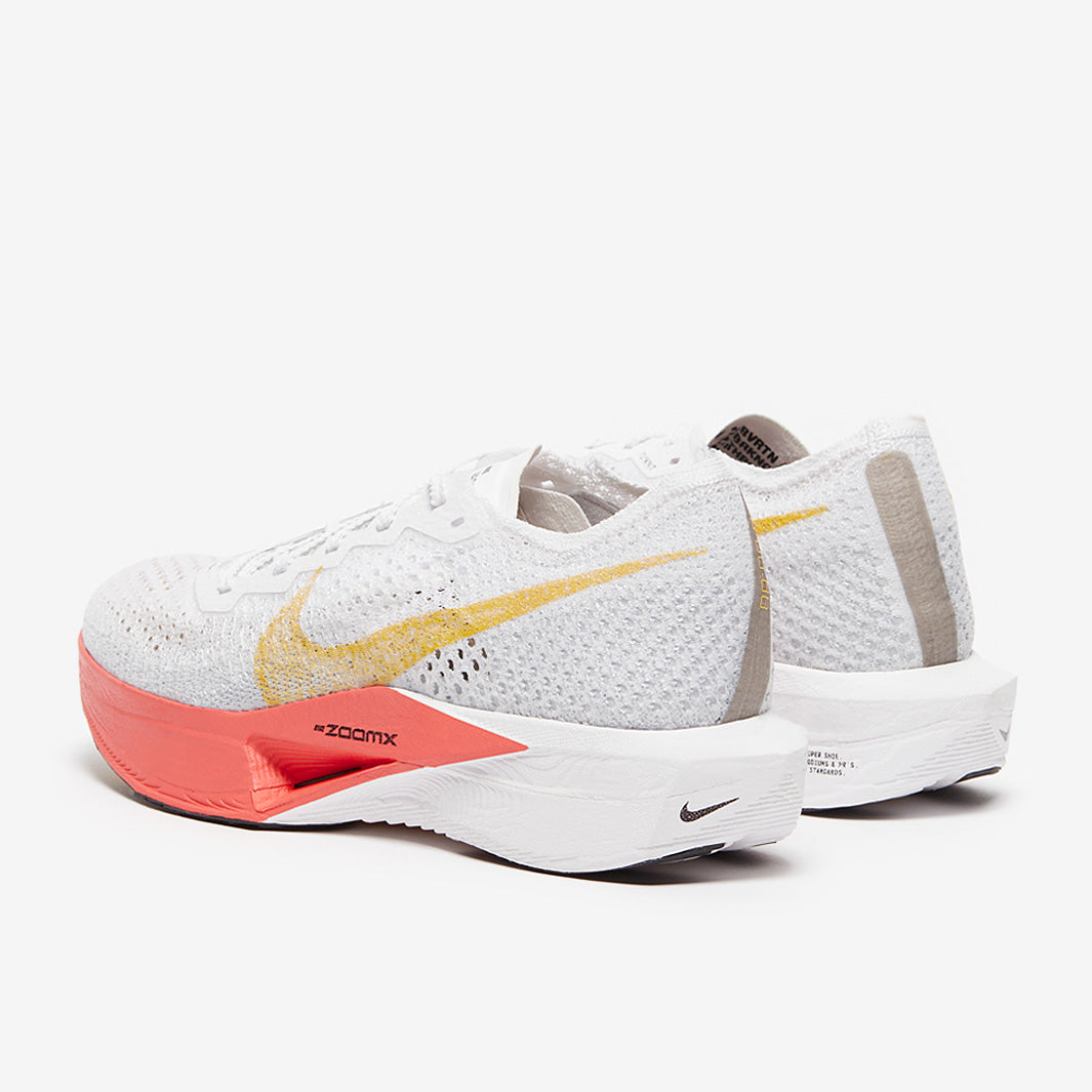 Nike Womens Vaporfly 3 - White/Topaz Gold-Sea Coral