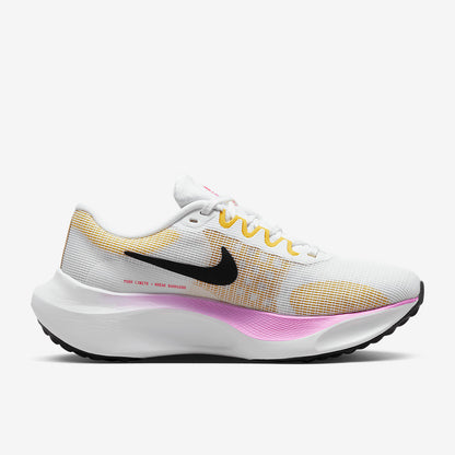 Nike Womens Zoom Fly 5 - White/Rush Fuchsia
