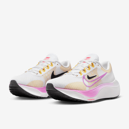 Nike Womens Zoom Fly 5 - White/Rush Fuchsia