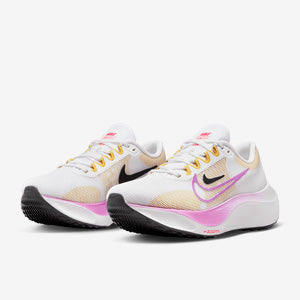 Nike Womens Zoom Fly 5 - White/Rush Fuchsia