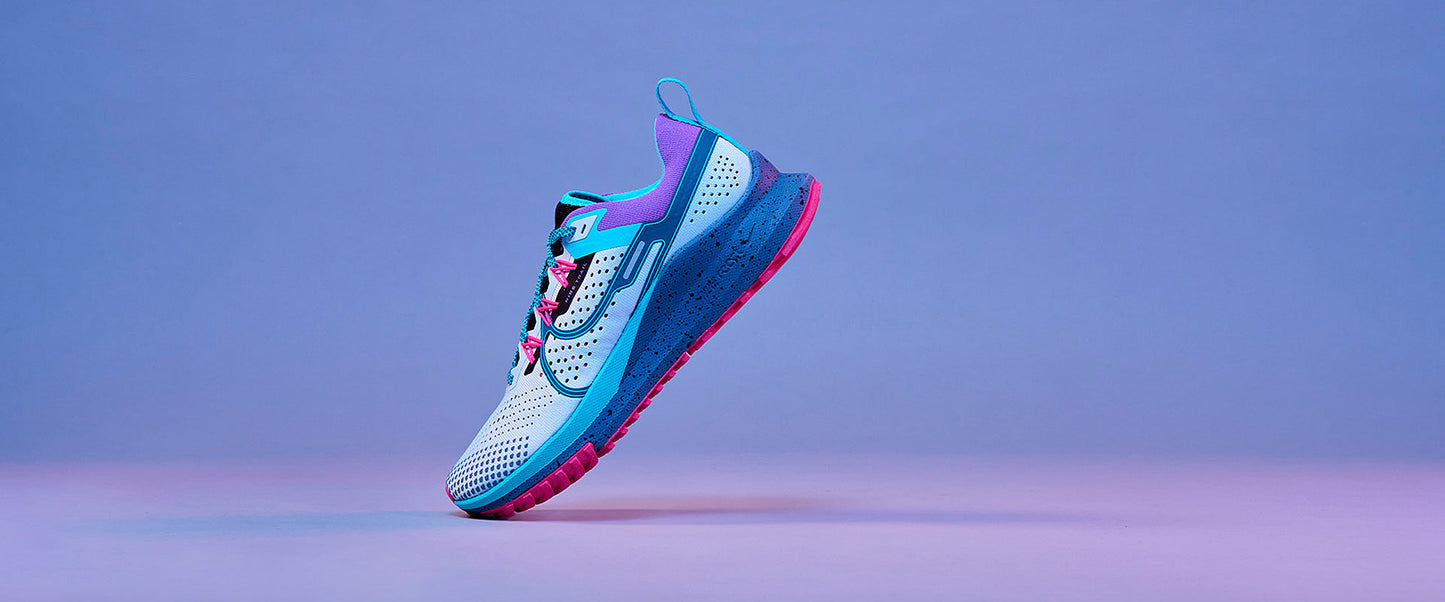 Nike Womens React Pegasus Trail 4 SE - Pure Platinum/Green Abyss