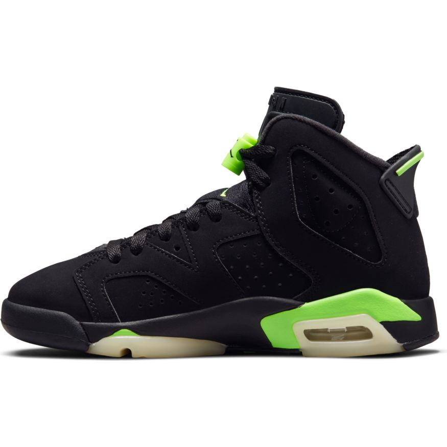 Big Kids' Air Jordan 6 Retro "Electric Green"