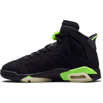 Big Kids' Air Jordan 6 Retro "Electric Green"