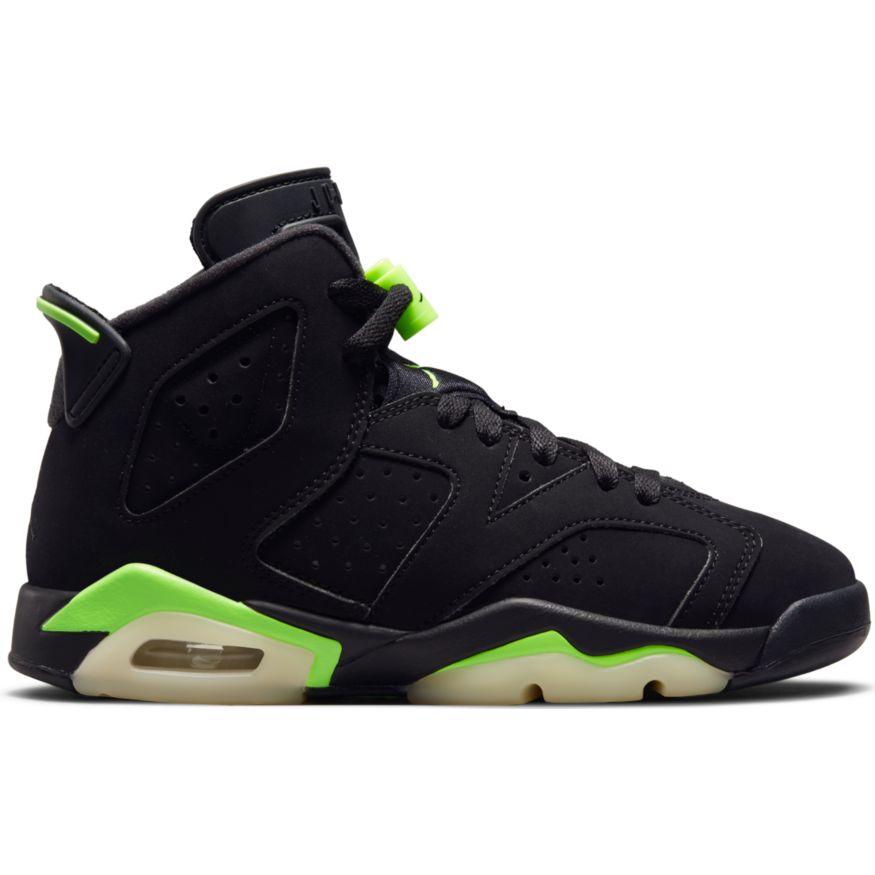 Big Kids' Air Jordan 6 Retro "Electric Green"
