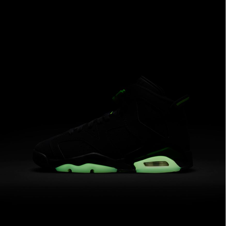 Big Kids' Air Jordan 6 Retro "Electric Green"