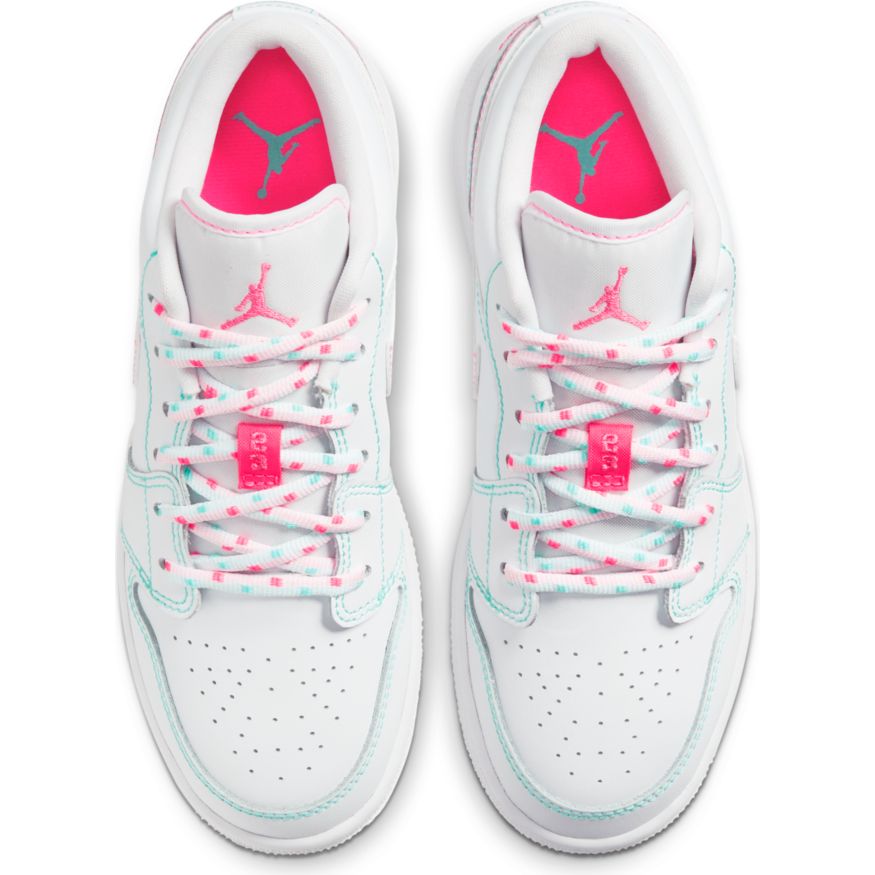 Big Kids' Air Jordan 1 Low "Aurora Green"