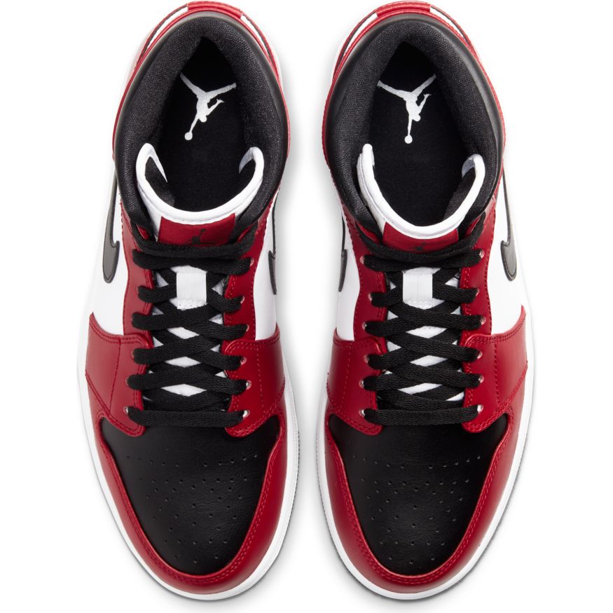 Men's Air Jordan 1 Mid "Chicago Toe"