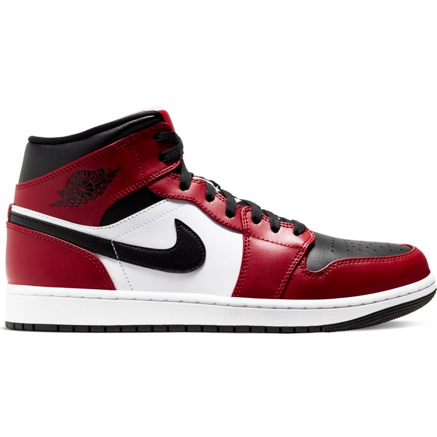 Men's Air Jordan 1 Mid "Chicago Toe"