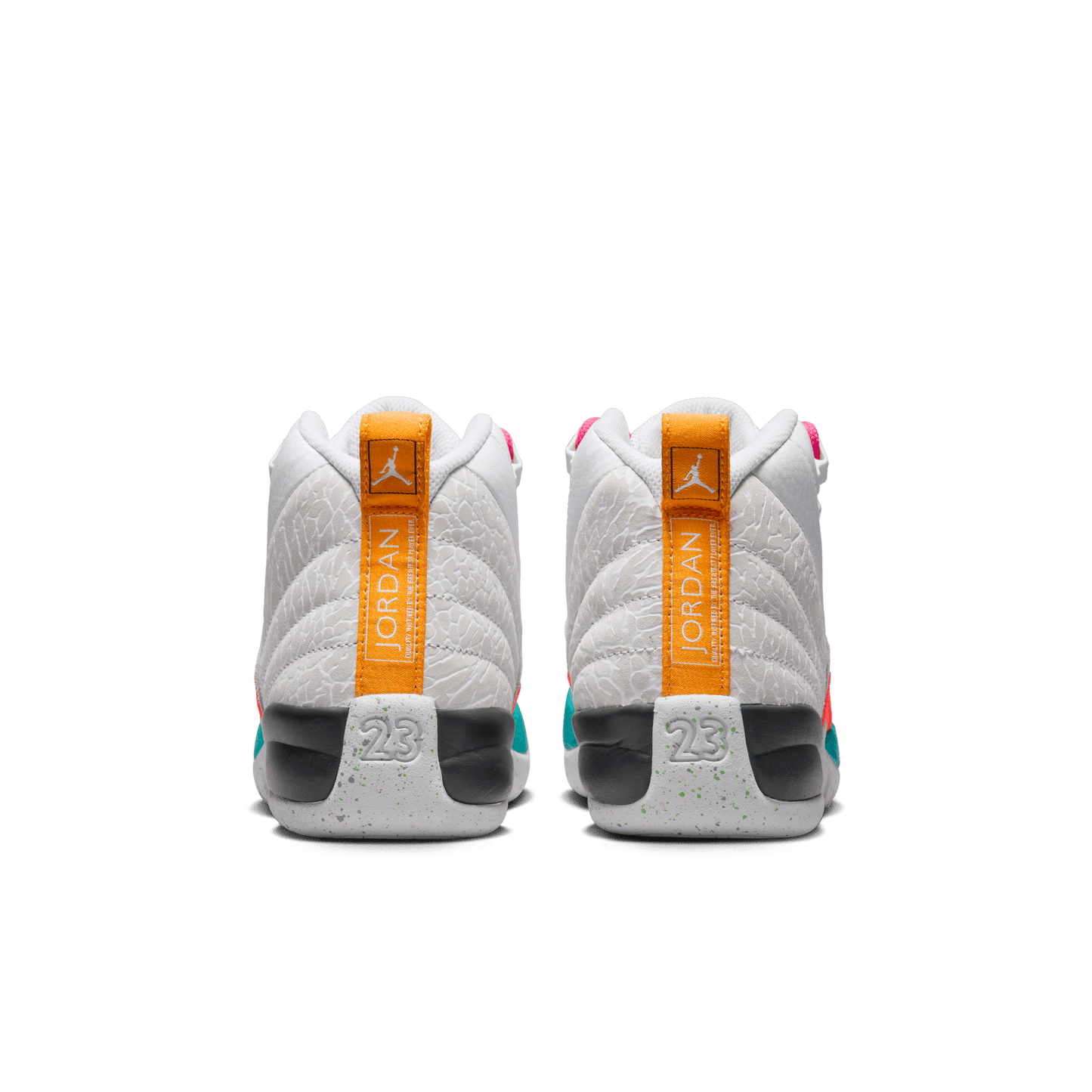 Big Kids' Air Jordan 12 Retro "White Vapor Green"