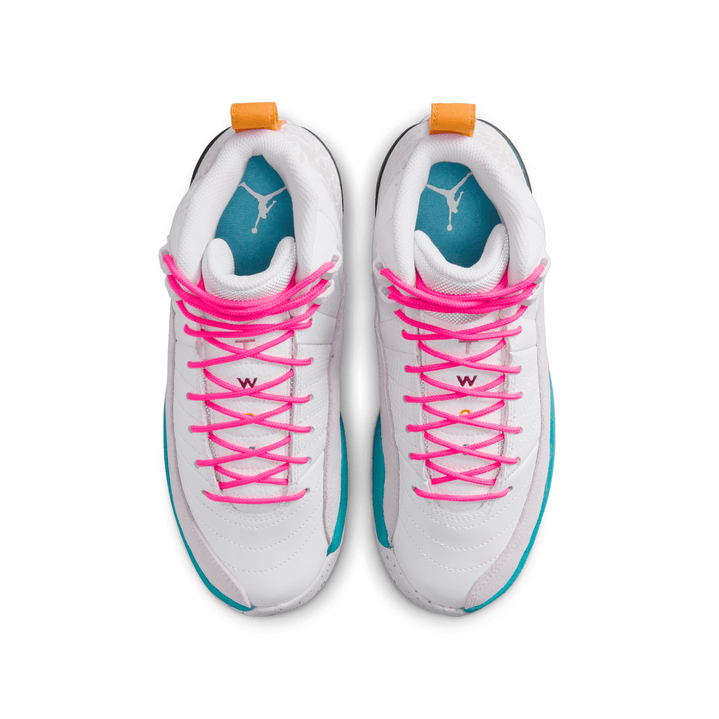 Big Kids' Air Jordan 12 Retro "White Vapor Green"