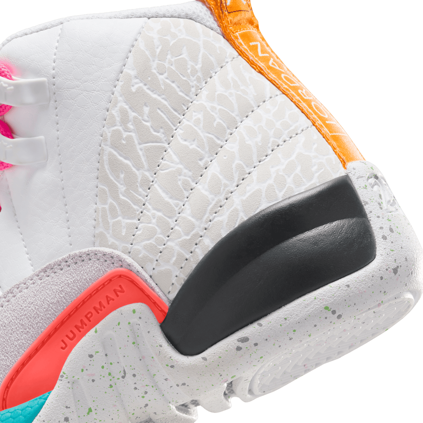 Big Kids' Air Jordan 12 Retro "White Vapor Green"