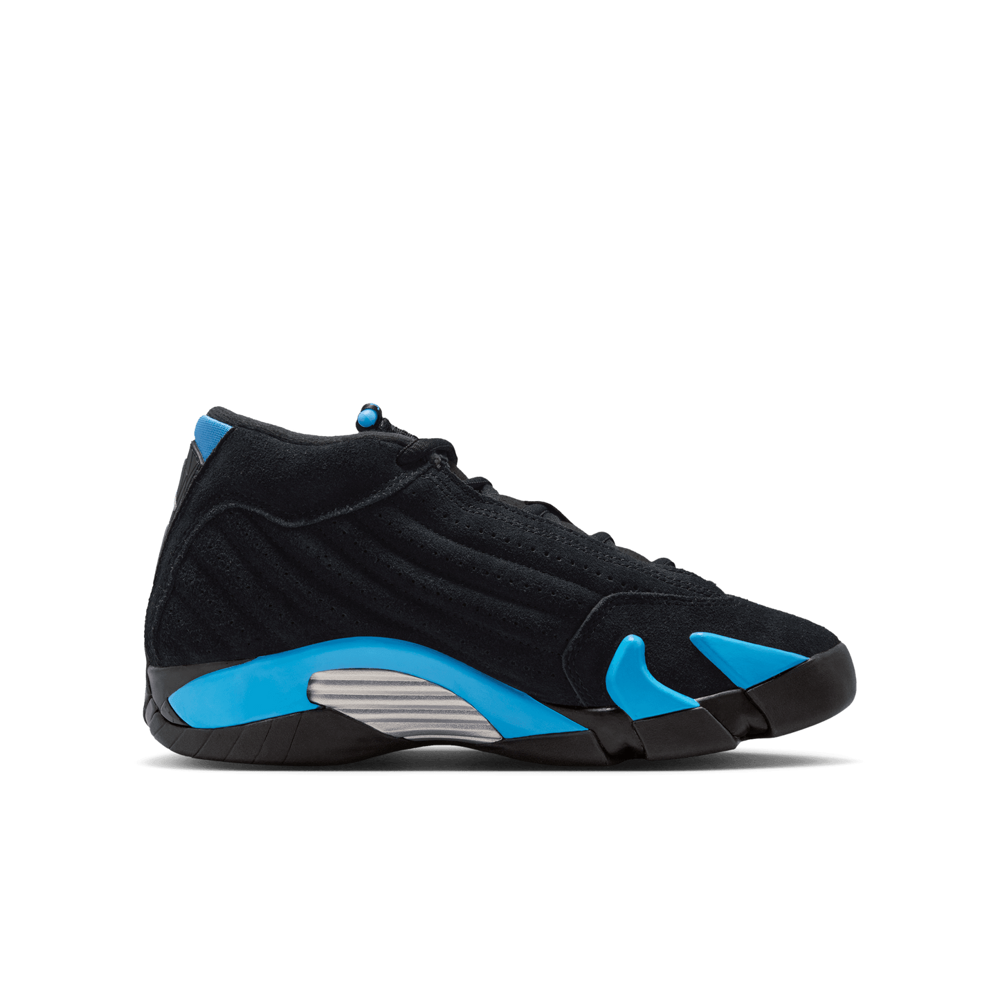 Big Kids' Air Jordan 14 Retro "Black University Blue" (Unisex)