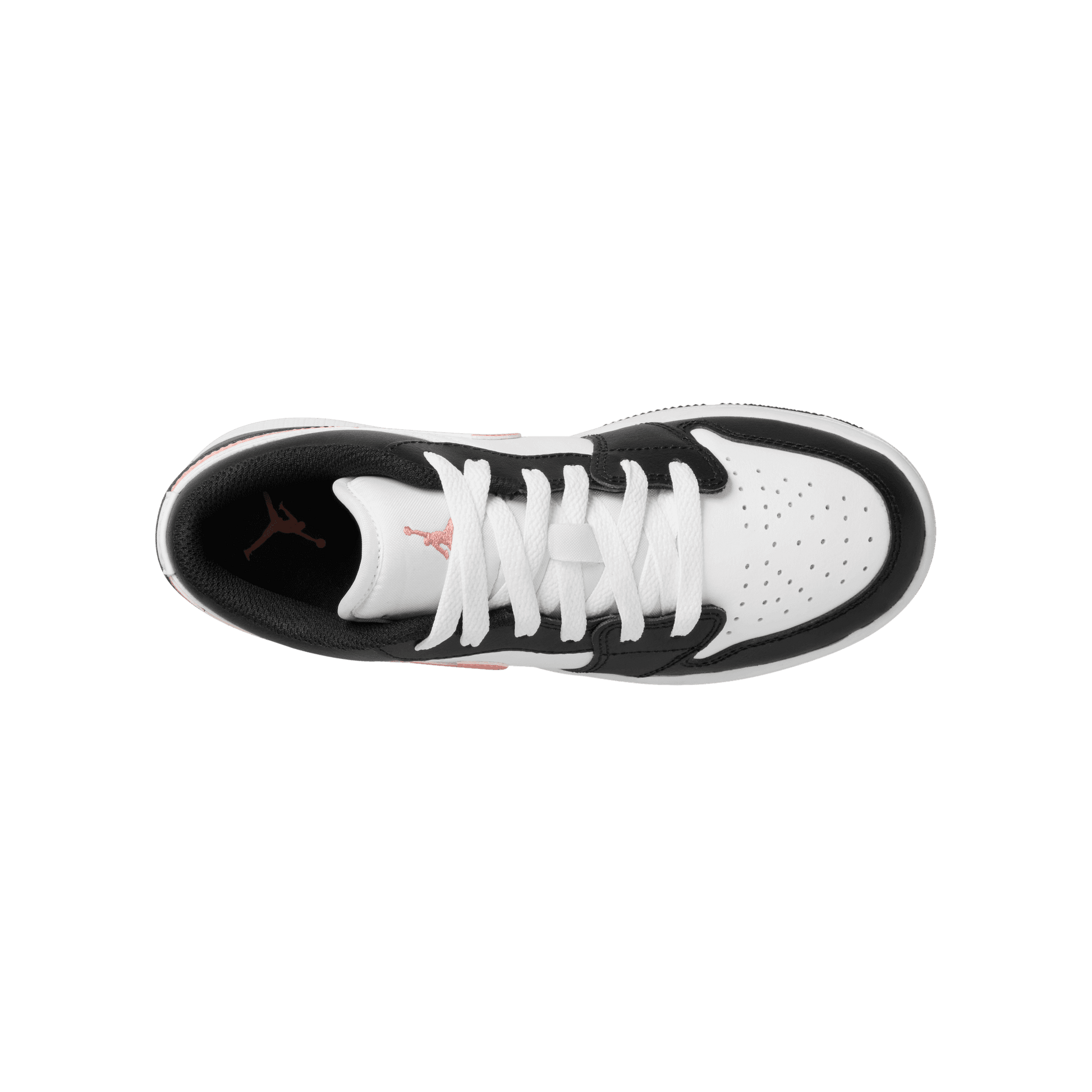 Big Kids' Air Jordan 1 Low "Black Rust Pink"