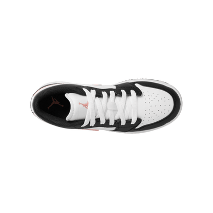 Big Kids' Air Jordan 1 Low "Black Rust Pink"