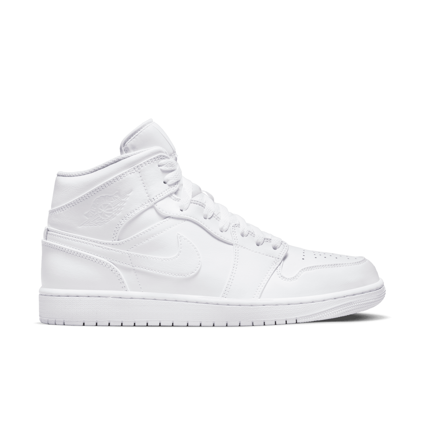 Men's Air Jordan 1 Mid "Triple White"