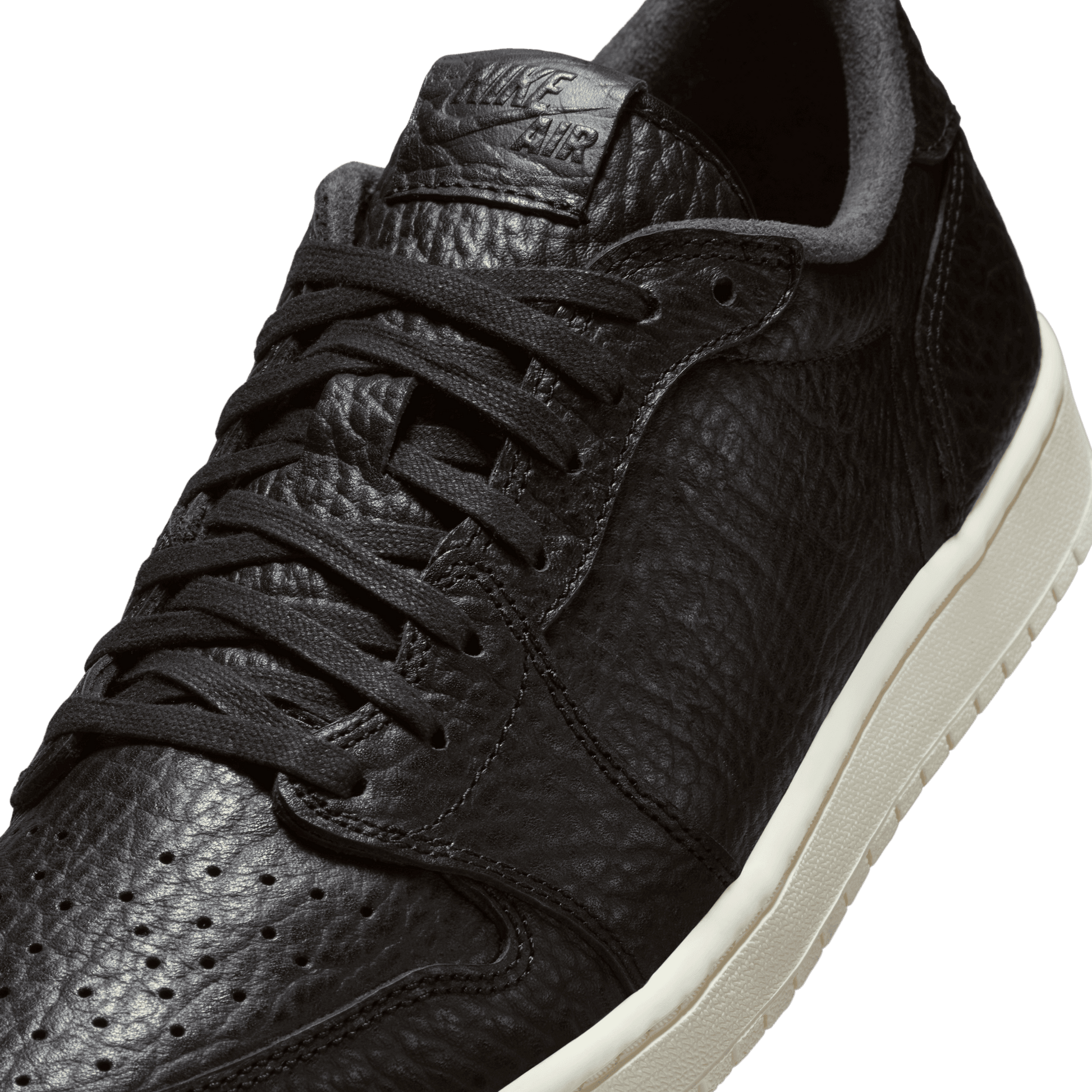 Men's Air Jordan 1 Retro Low NS "Swoosh less Black"