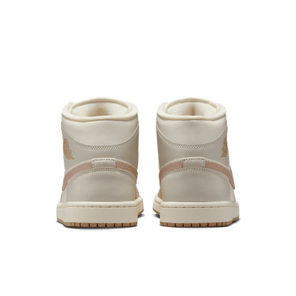 Women's Air Jordan 1 Mid "Tan Toe"