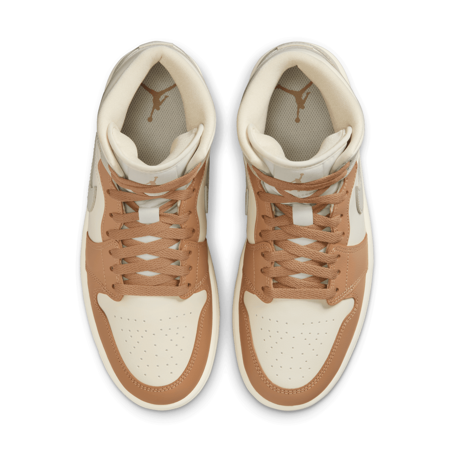Women's Air Jordan 1 Mid "Tan Toe"