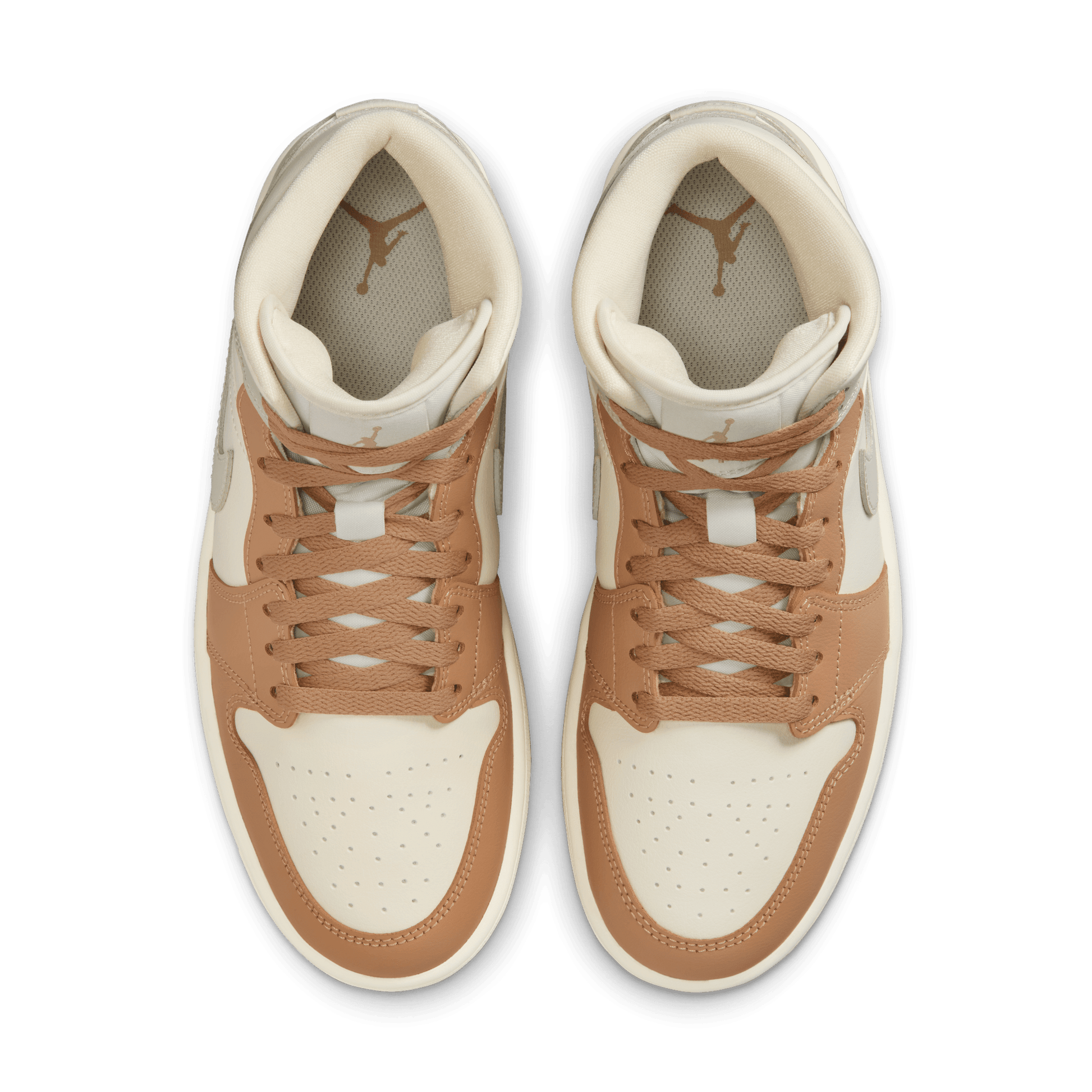 Women's Air Jordan 1 Mid "Tan Toe"