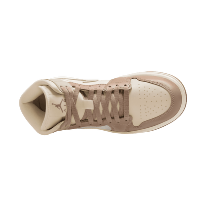Women's Air Jordan 1 Mid "Tan Toe"