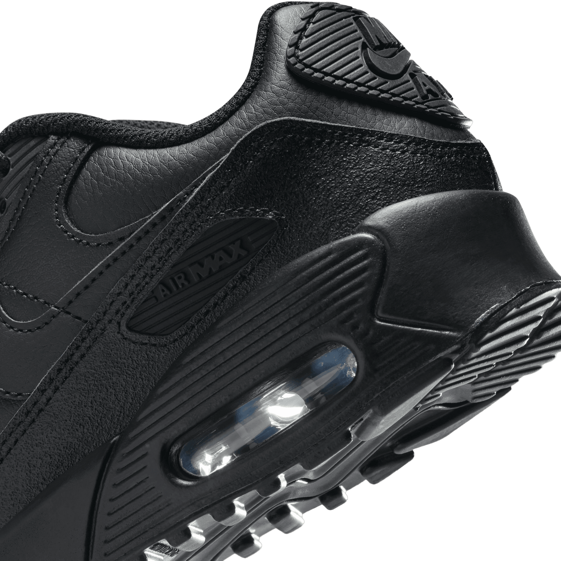 Big Kids’ Nike Air Max 90 LTR "Triple Black"