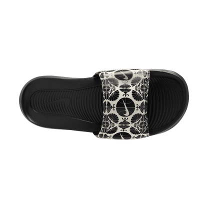 Men's Nike Victori One Printed Slides "Printed Black White"