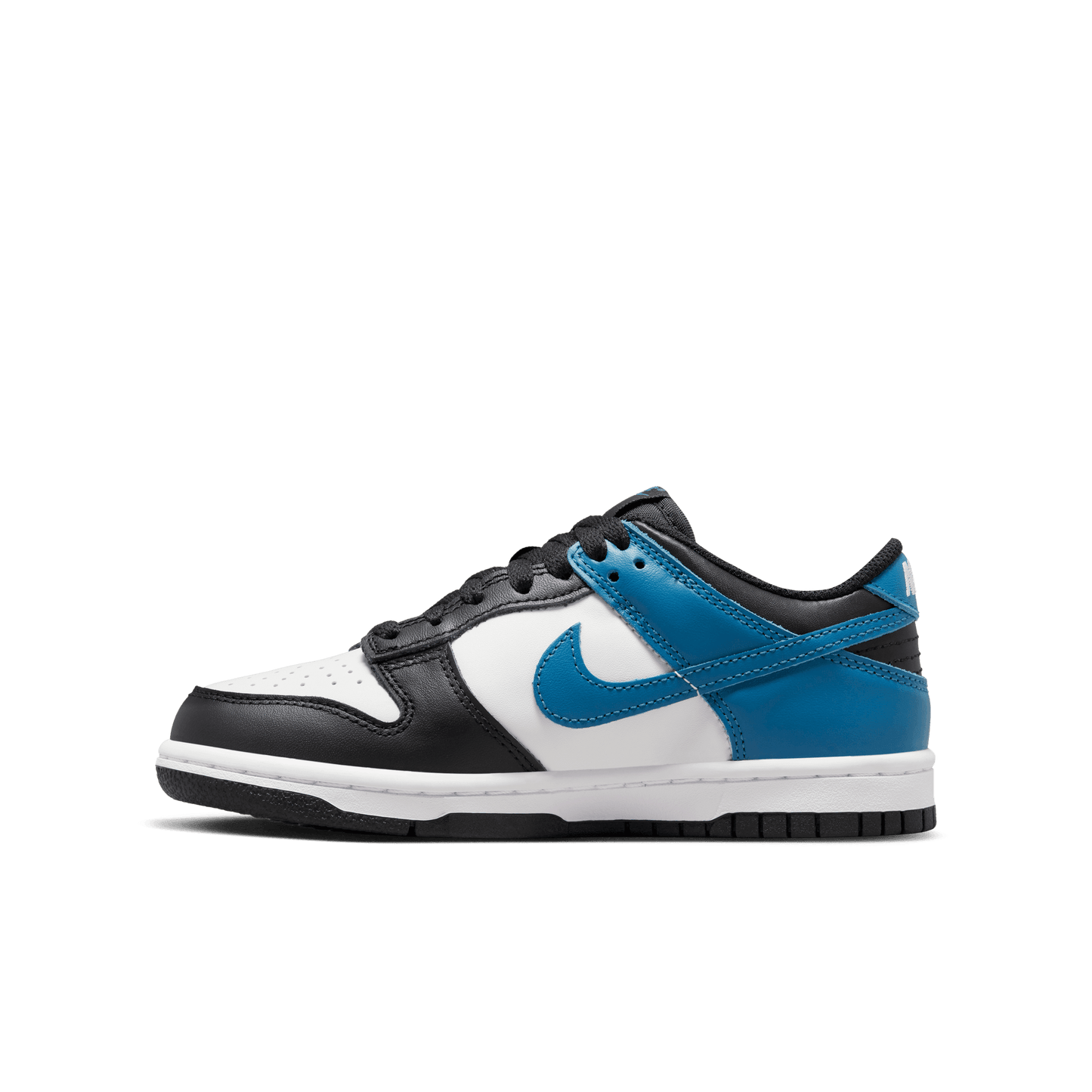 Big Kids' Nike Dunk Low "Industrial Blue Black White"