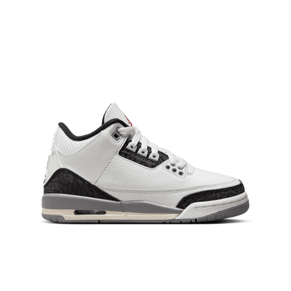Big Kids' Air Jordan 3 Retro "Cement Grey"