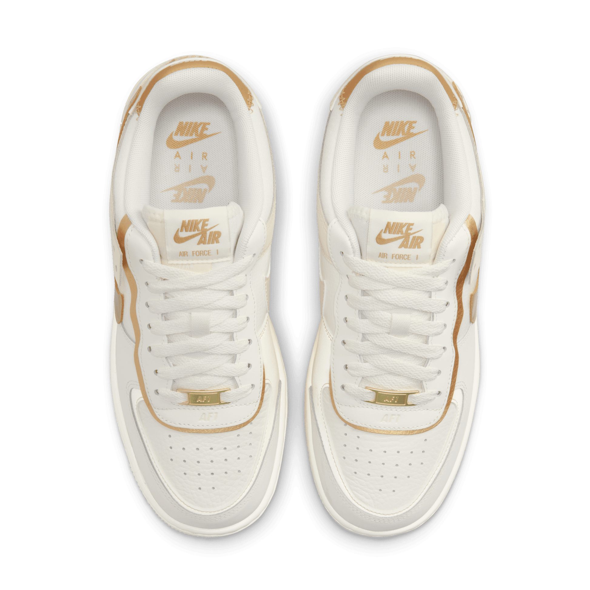 Women's Nike Air Force 1 Shadow "Sail Metallic Gold"