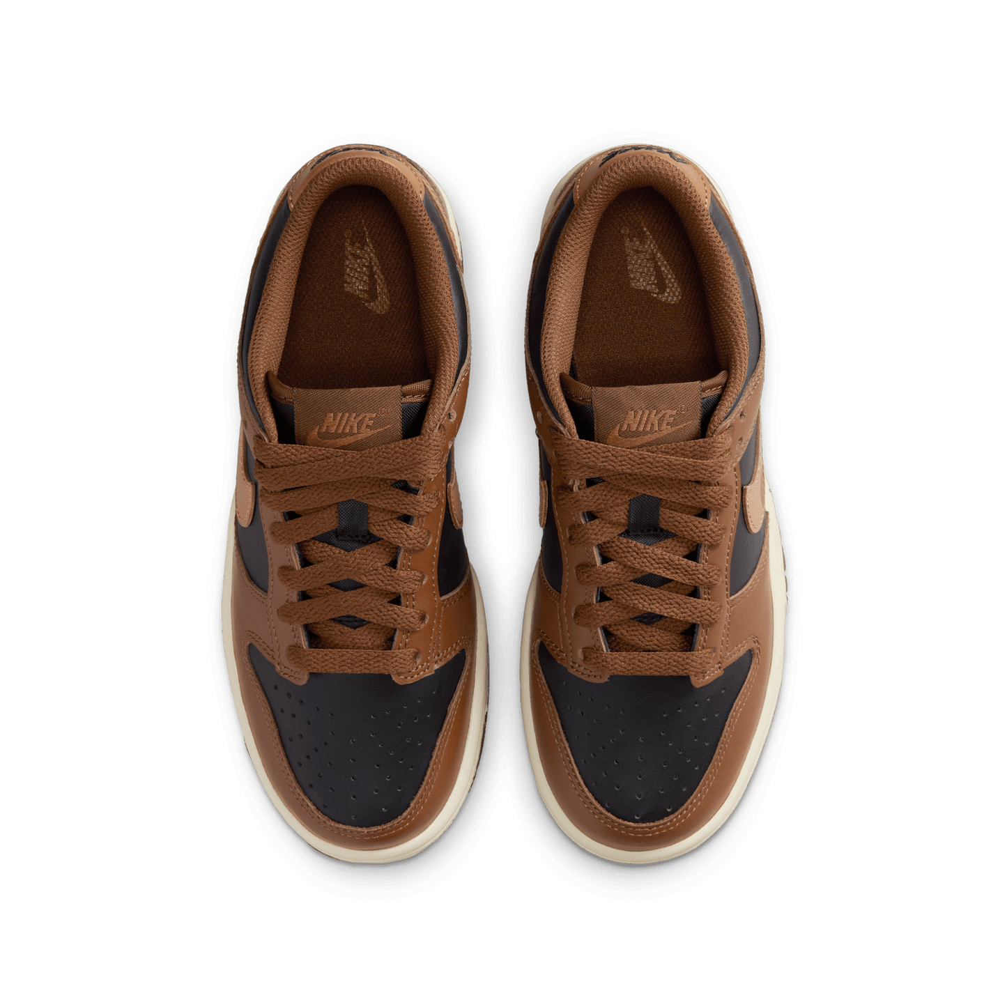 Big Kids' Nike Dunk Low "Brown Black"